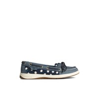 Angelfish Floral Boat Shoe - Flat Heel - Boat Shoes