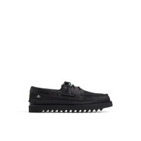 Main view of Black Sperry by Fresh Rags Gulfstar A/O 2-Eye Boat Shoes for men. 
