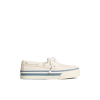 Main view of White Bahama3lea_wm Boat Shoes for women. 