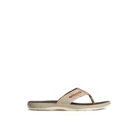 Main view of Medium Beige SeaCycled™ Baitfish Baja Flip Flop Flip Flop Thong Sandals for men. 