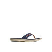 Main view of Navy SeaCycled™ Baitfish Baja Flip Flop Flip Flop Thong Sandals for men. 
