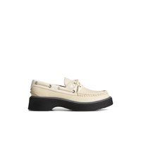 Main view of White Bayside Boat Shoe Boat Shoes for women. 