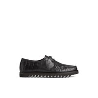 Main view of Black Unisex Captain's Vibram Oxford Captain's Oxford Dress Shoes for men. 