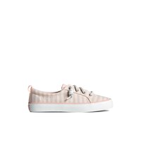 SeaCycled™ Crest Vibe Striped Textile Sneaker - Flat Heel