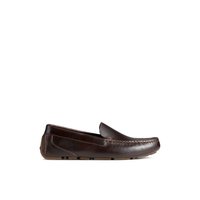 Main view of Dark Brown Davenport Venetian Driver Driver Loafer Casual Shoes for men. 
