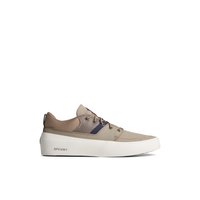 Main view of Medium Beige SeaCycled™ Fairlead Sneaker Vulcanized Sneaker for men. 