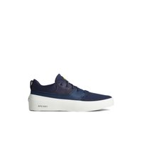 Main view of Navy SeaCycled™ Fairlead Sneaker Vulcanized Sneaker for men. 