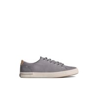 Main view of Grey SeaCycled™ Striper II Textile Sneaker Vulcanized Sneaker for men. 