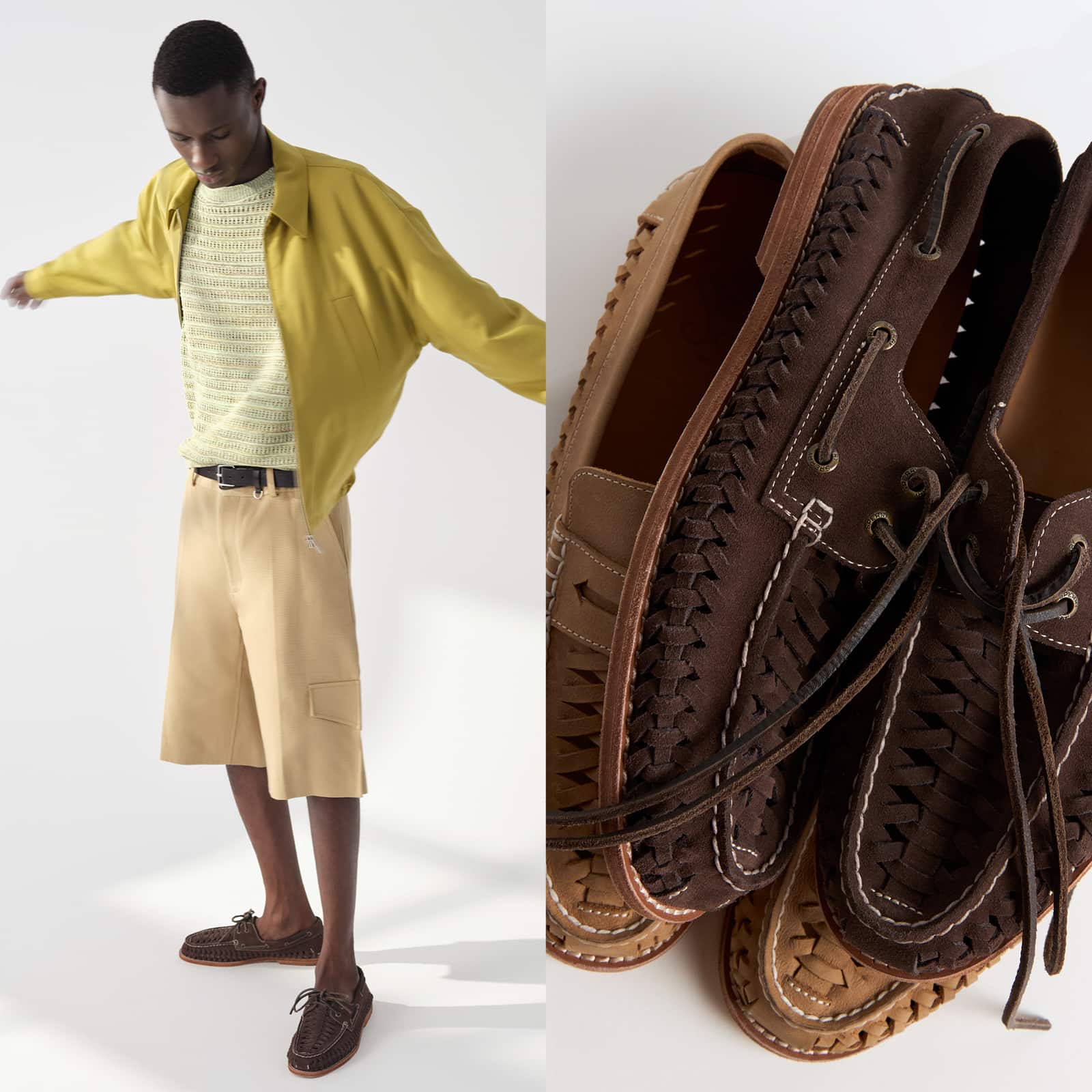 Gold Cup™ Authentic Original™ 2-Eye Woven Boat Shoe