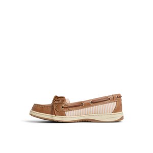 マリア Angelfish_wm Light Pink Leather Mixed Material Women's