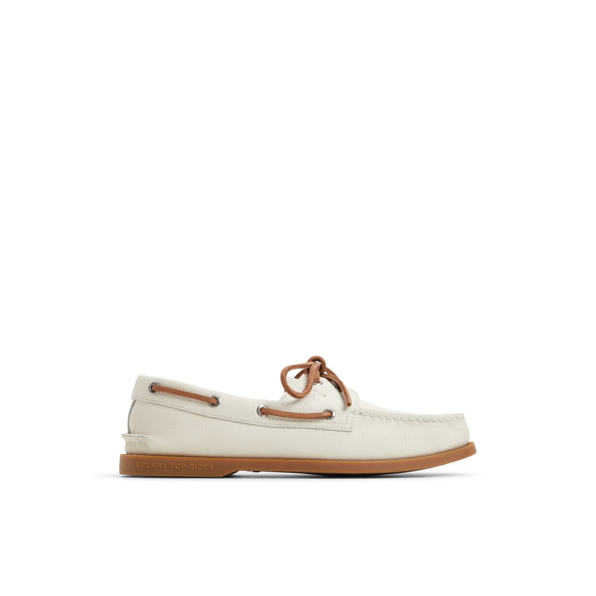 sperry gold cup white