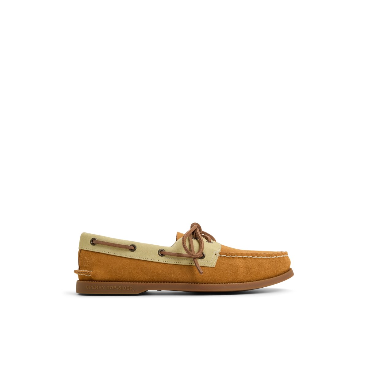 Boat Shoes Sperry Two Eye Duck Boot Ao Eye_mm Tan Leather
