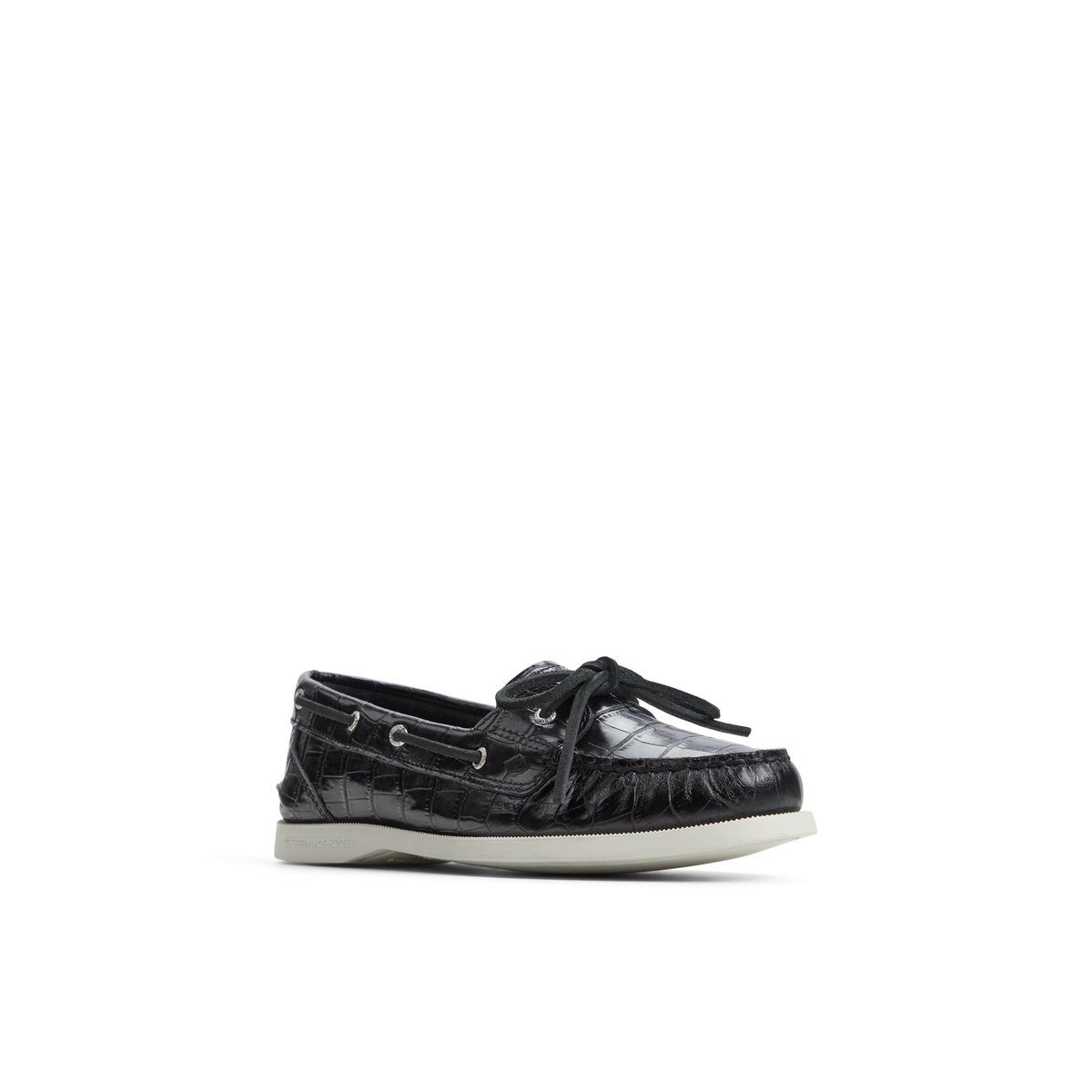 Ao1eye_wm Black Women's Leather | Sperry US