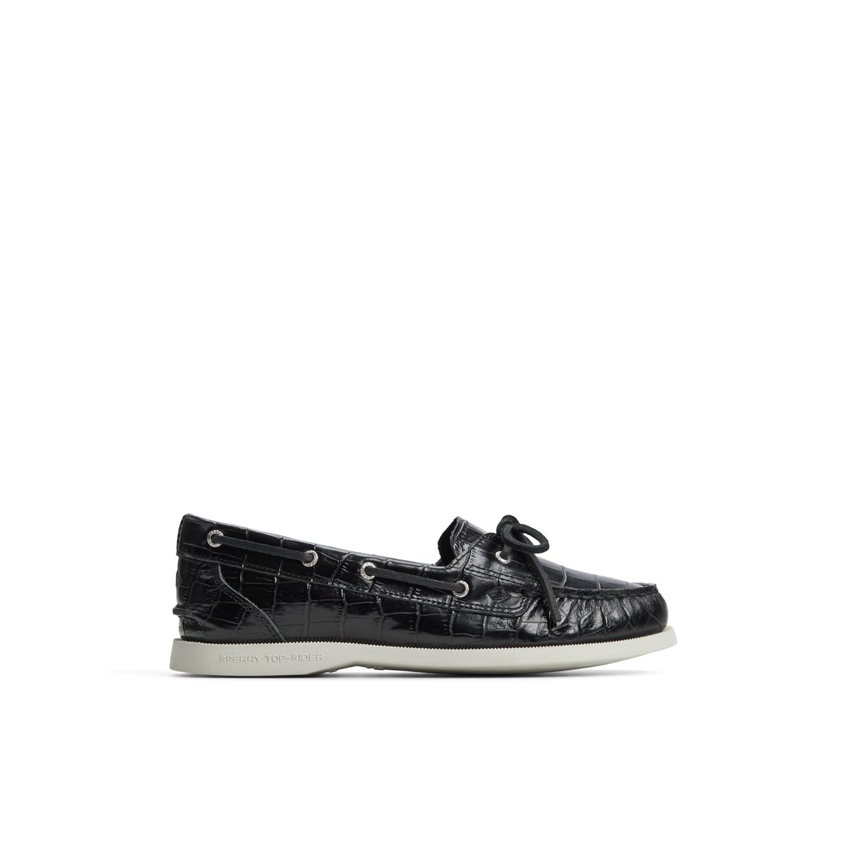 Ao1eye_wm Black Women's Leather | Sperry US