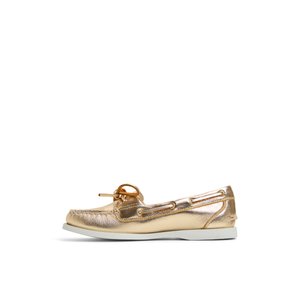 sperry rose gold boat shoes