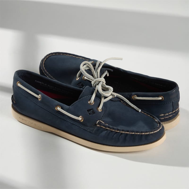 Denim sperry topsiders top