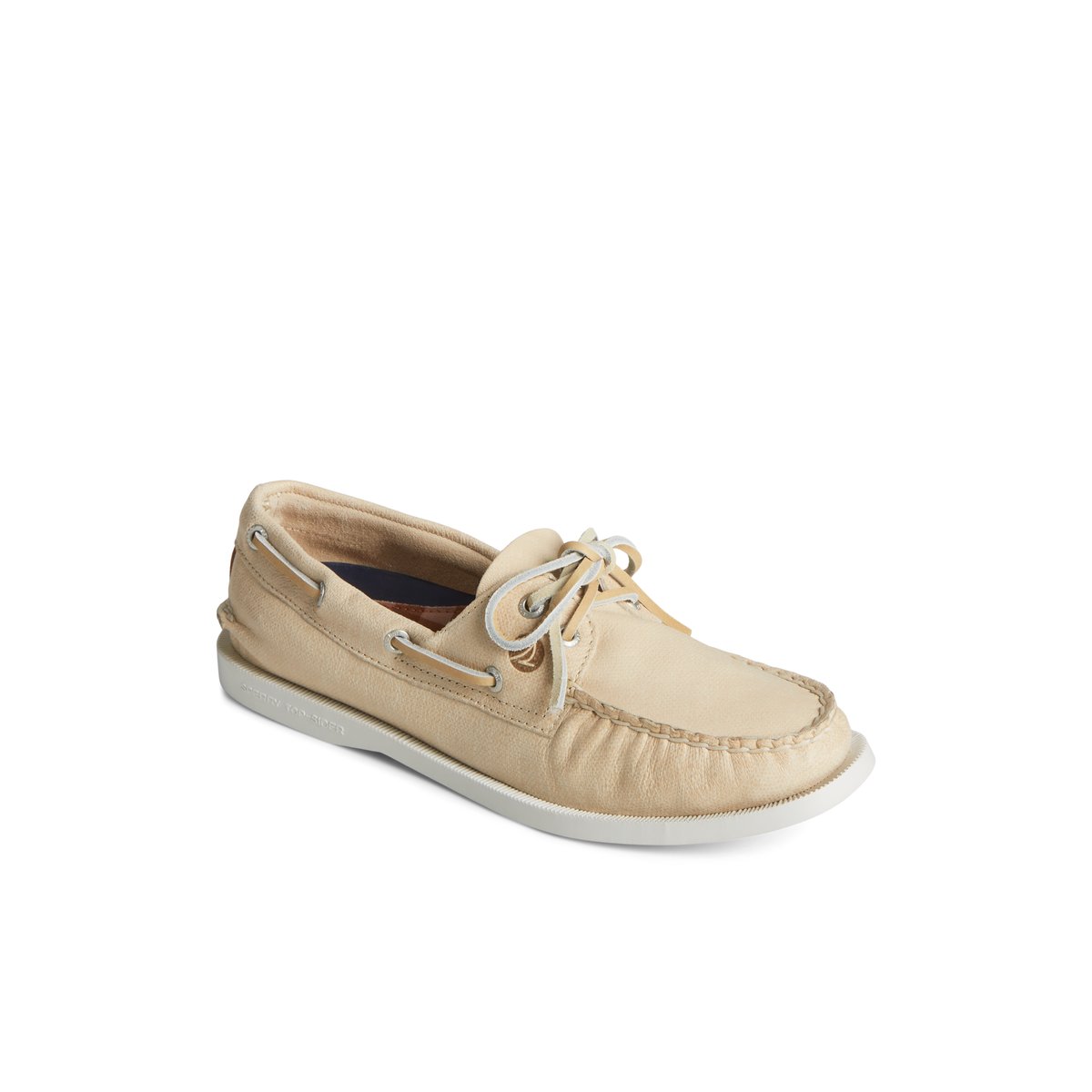 Sperry women's white boat shoes deals
