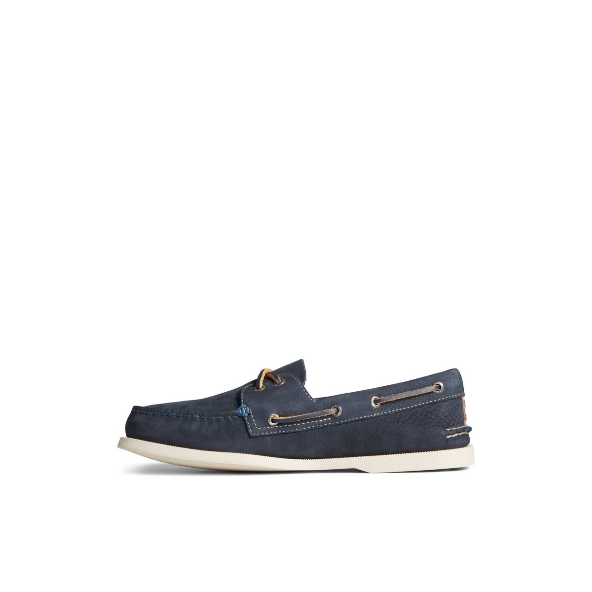 Blue leather sperrys online