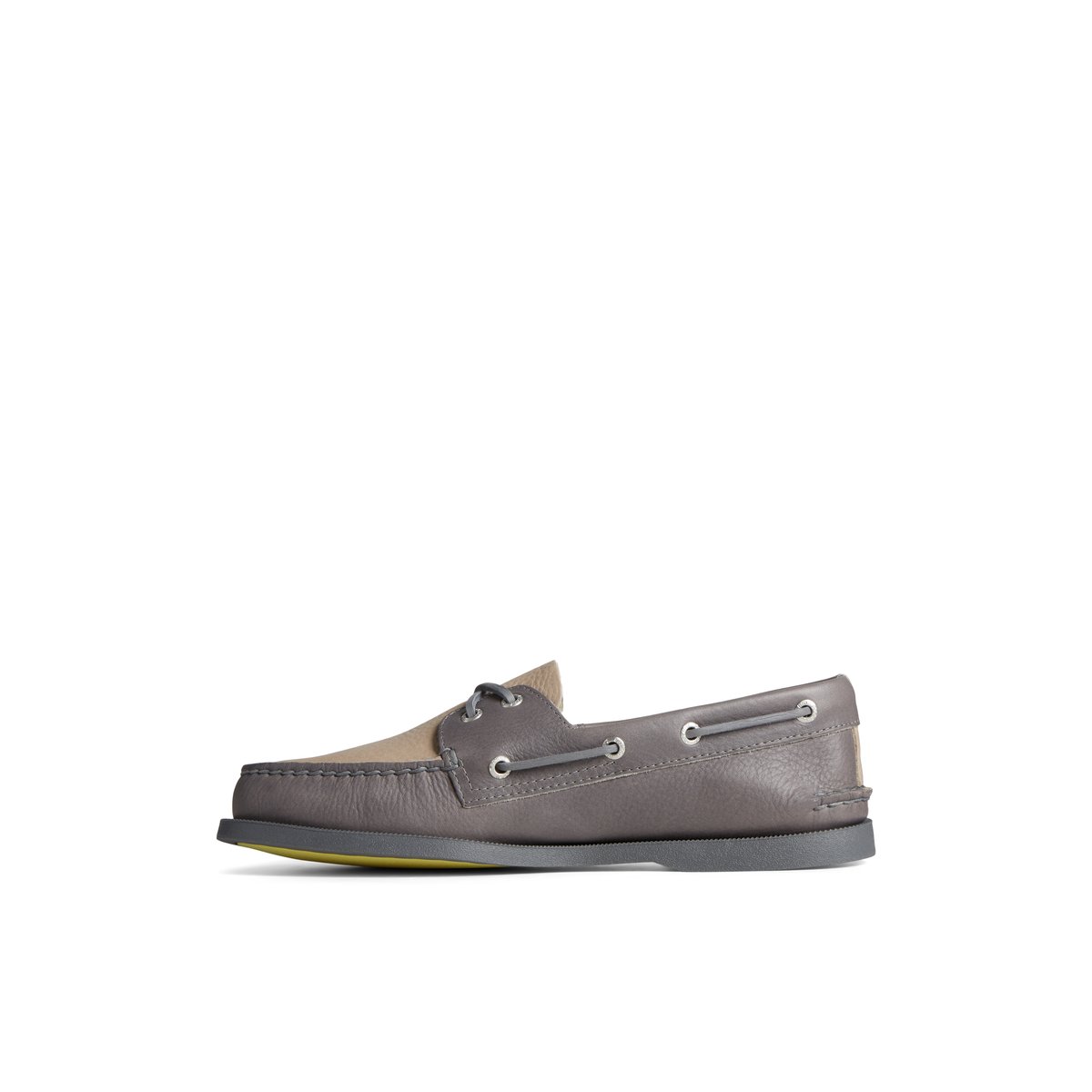 Authentic Original Tumbled Boat Shoe Grey Men s Authentic Original Sperry US