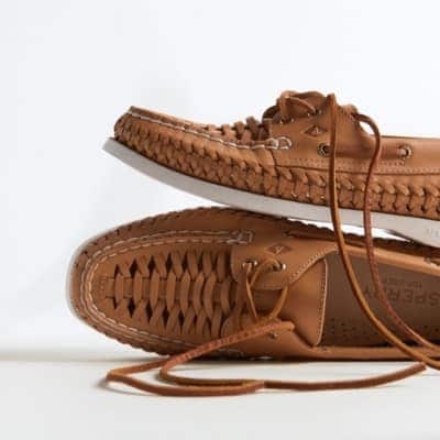 さおり② Ao2eyewoven_wm Tan Leather Smooth Women's Women | Sperry US
