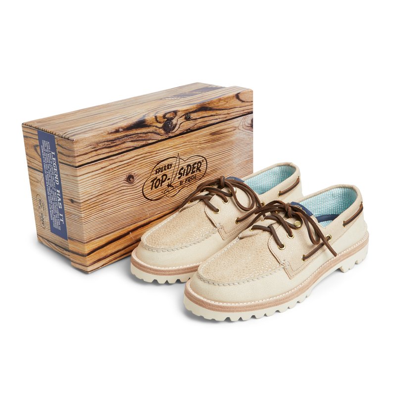 Sperry by Fresh Rags Harbor Ray A O 2 Eye Medium Beige Men s Men Sperry US