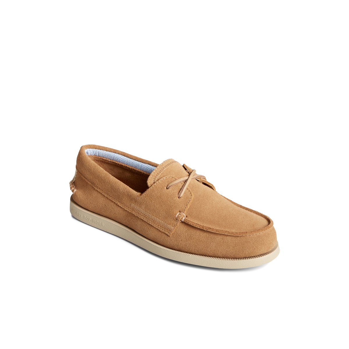 Authentic Original Sirocco Suede Boat Shoe Medium Beige Men s Men Sperry US