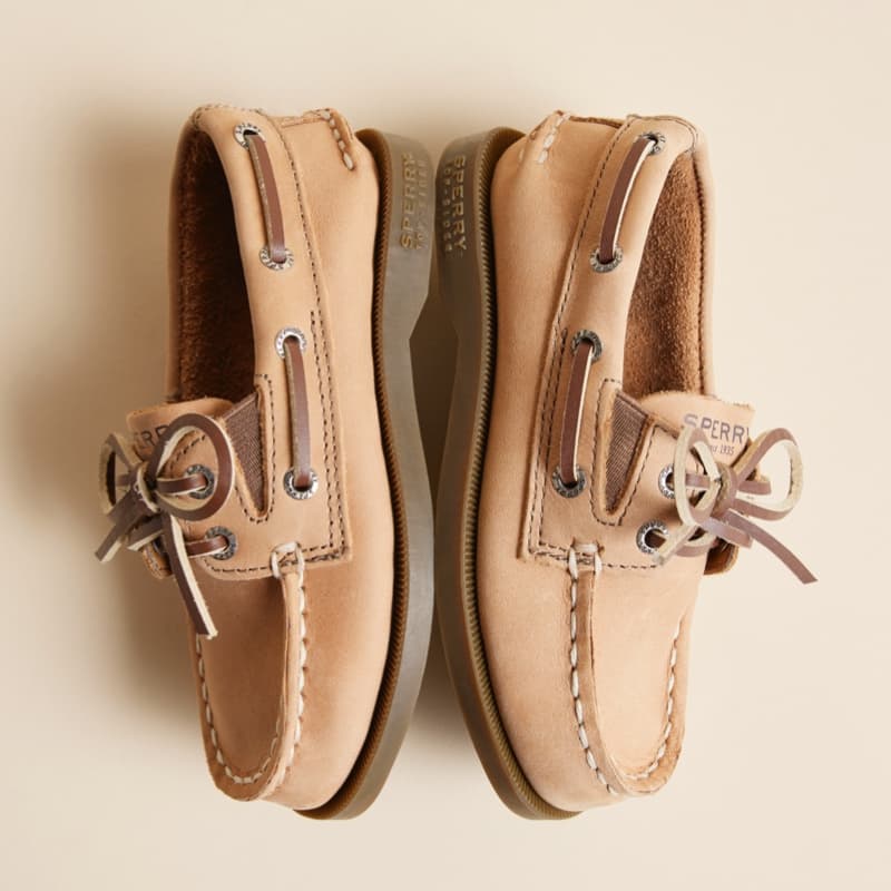 Authentic Original Slip On Boat Shoe Dark Brown Kids Boat Shoes Sperry US