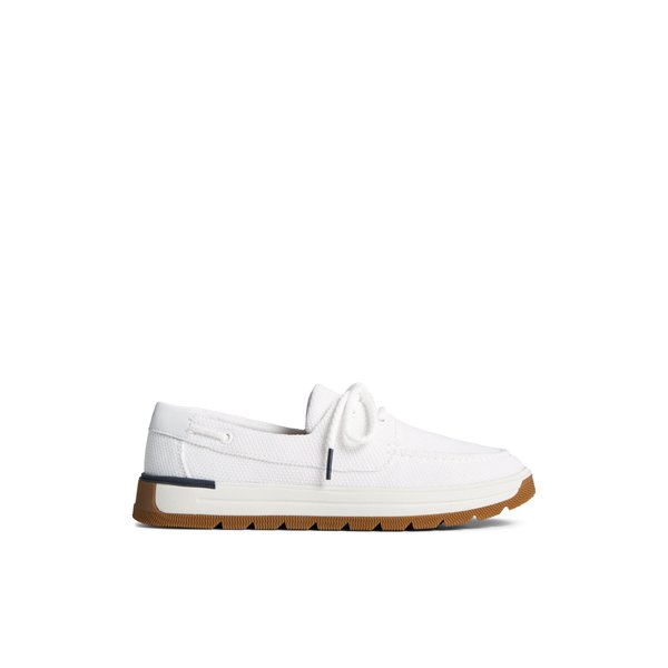 Zapatos Sperry Mulefish - Planos De Cuero Tipo Boat Shoe Para Mujer, Negros Y Super Cómodos