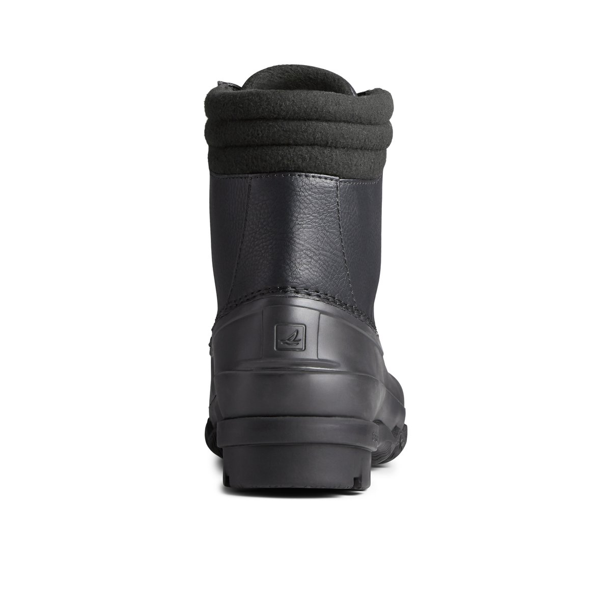 sperry avenue duck boot black