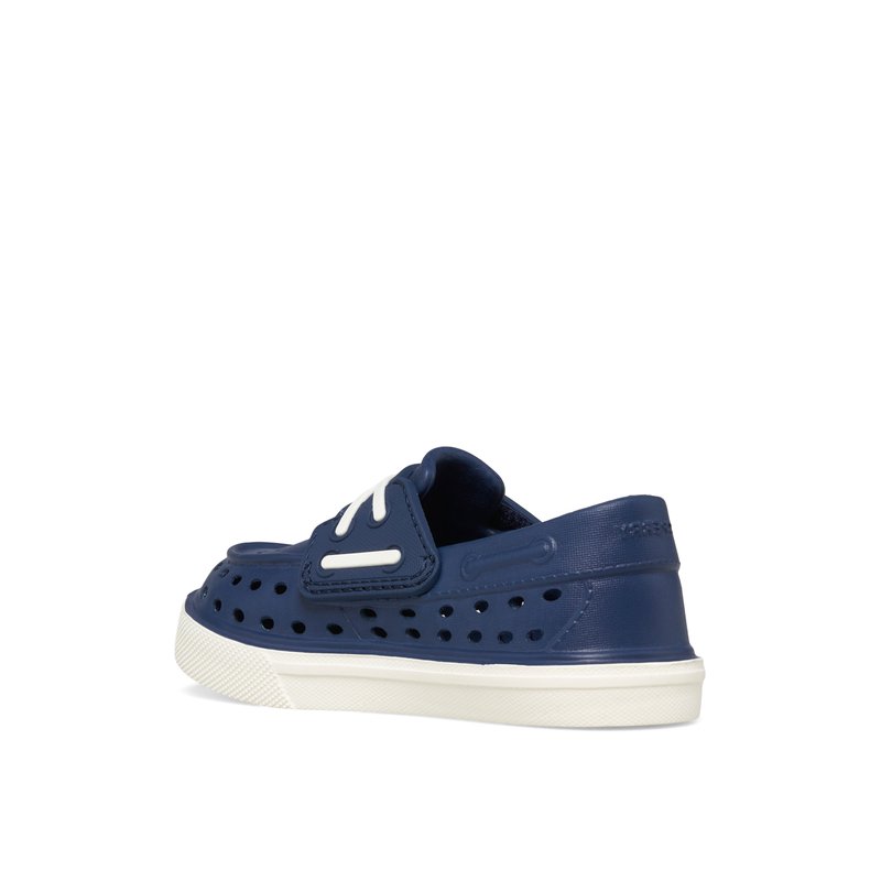 Boys blue boat shoes best sale