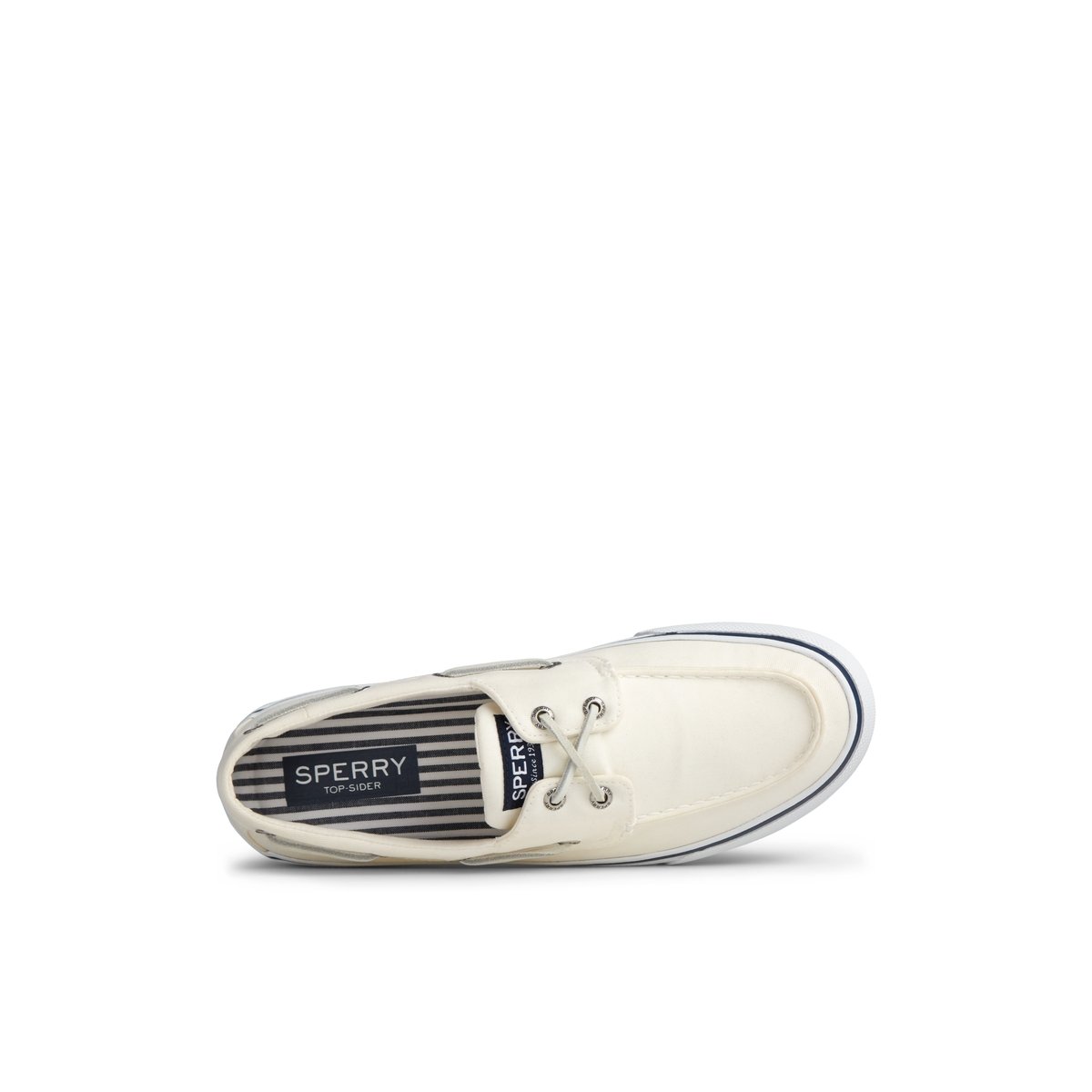 Sperry bahama 2 eye white hot sale