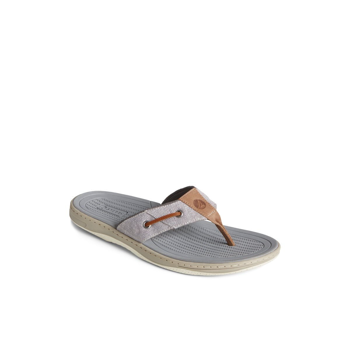 Grey sperrys men's discount