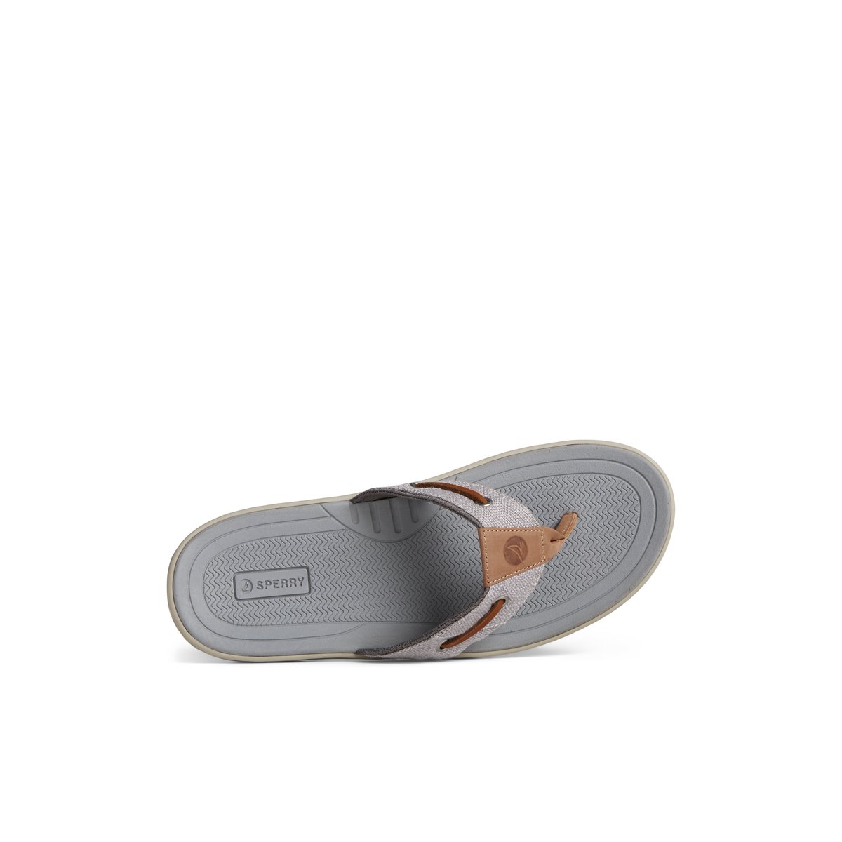 SeaCycled Baitfish Baja Flip Flop Grey Men s Sandals Sperry US