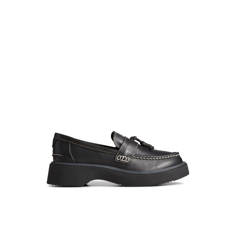 Bayside Loafer Black Women s Oxfords Loafers Sperry US