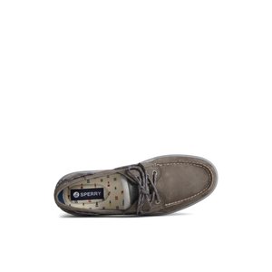 Billfish 3 Eye Nautical Boat Shoe Grey Men s Boat Shoes Sperry Canada