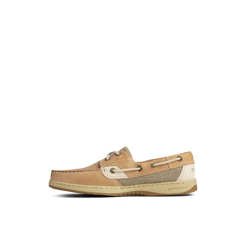 Bluefish 2 Eye Boat Shoe White Multi Women s Women Sperry US