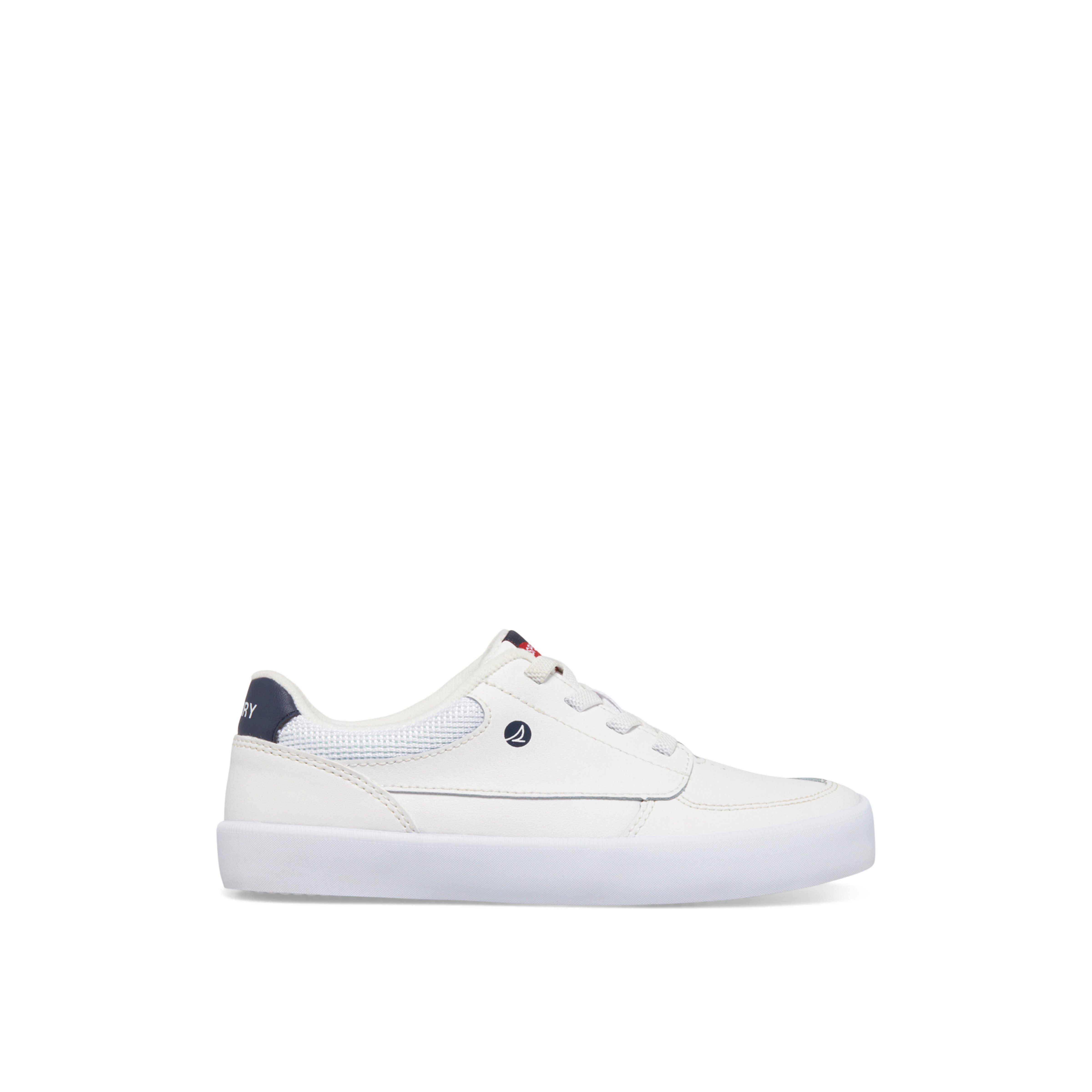 sperry white leather sneakers