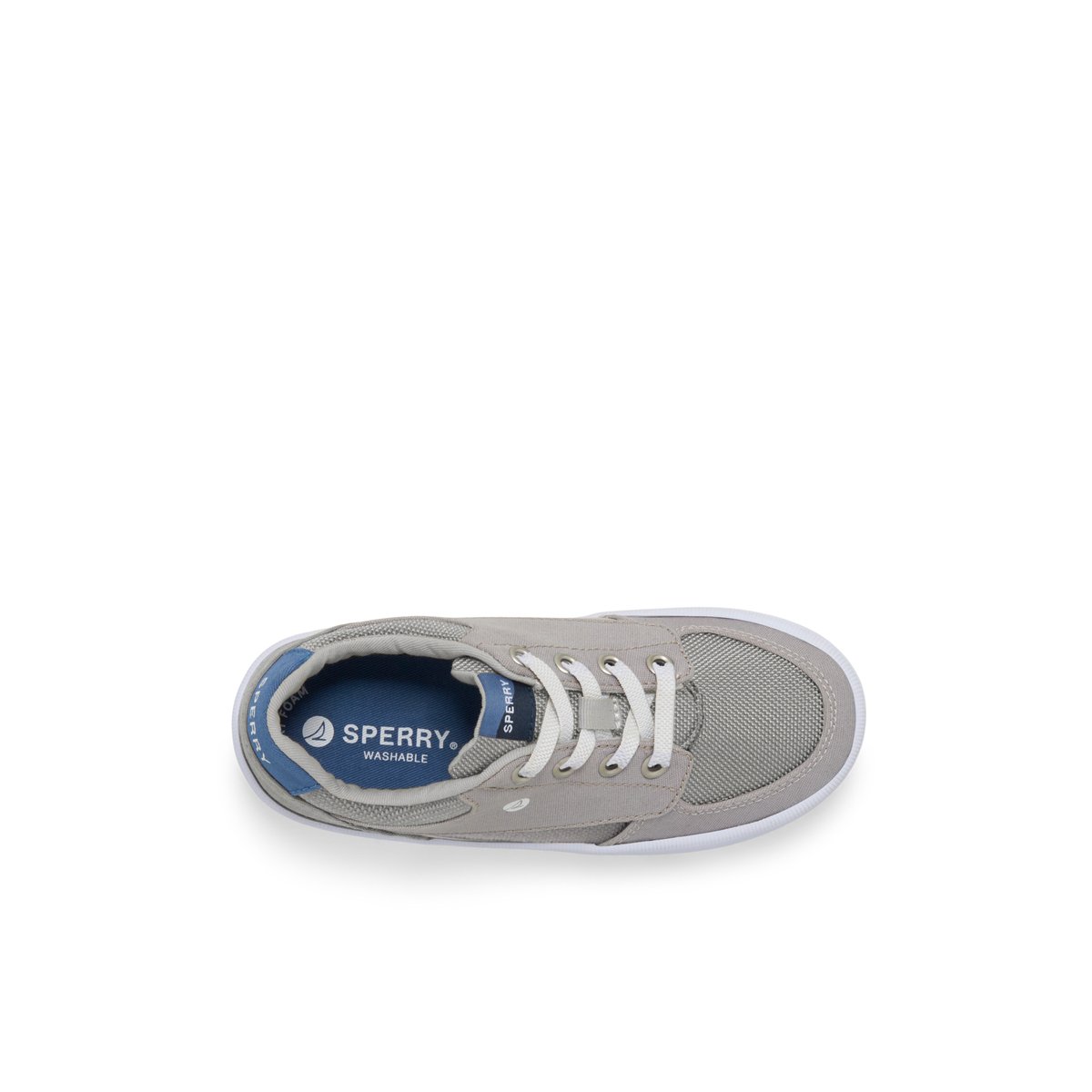 Boardwalk Washable Sneaker Grey Kids Sneakers Sperry US