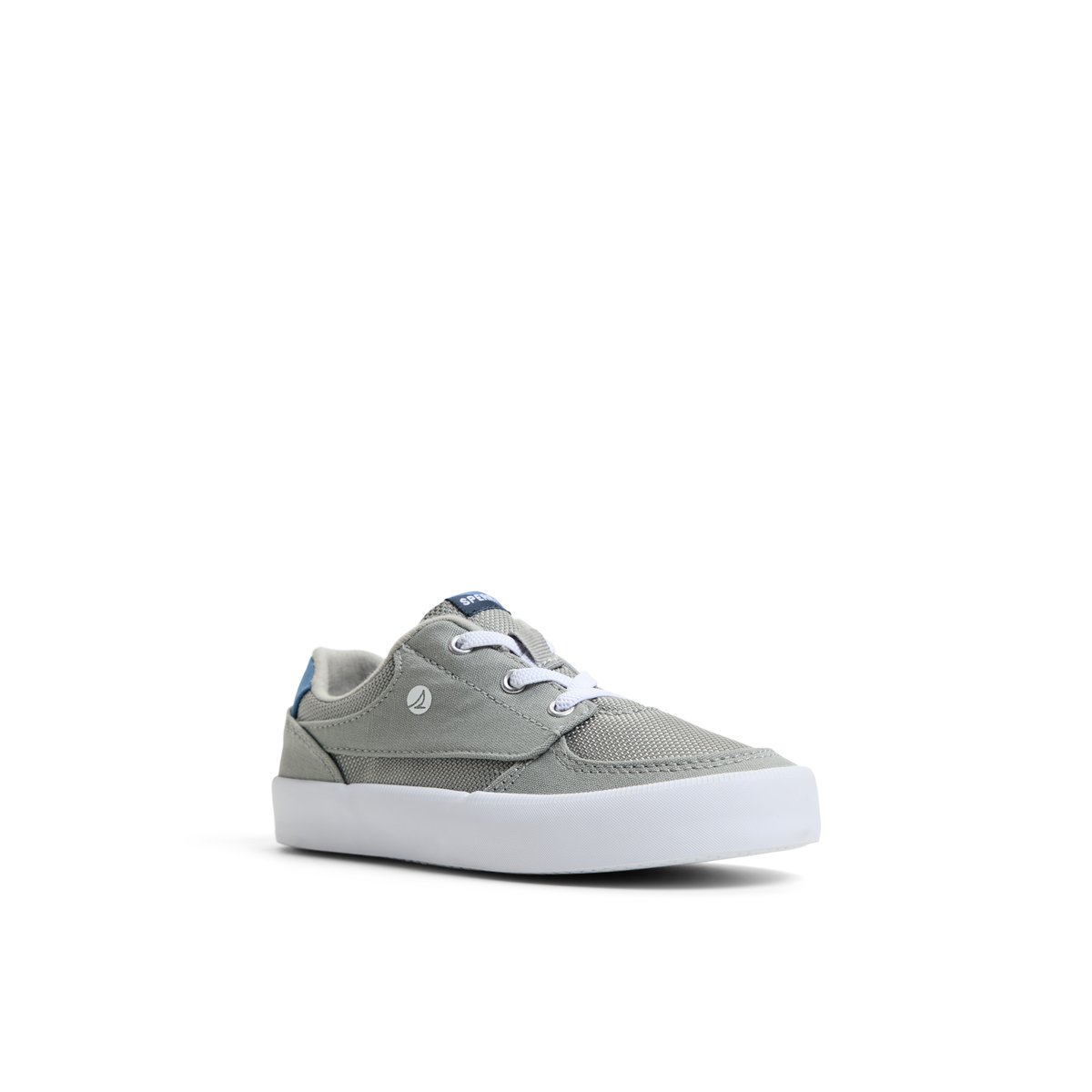Boardwalk Junior Washable Sneaker Grey Textile Mixed Material Kids Boys
