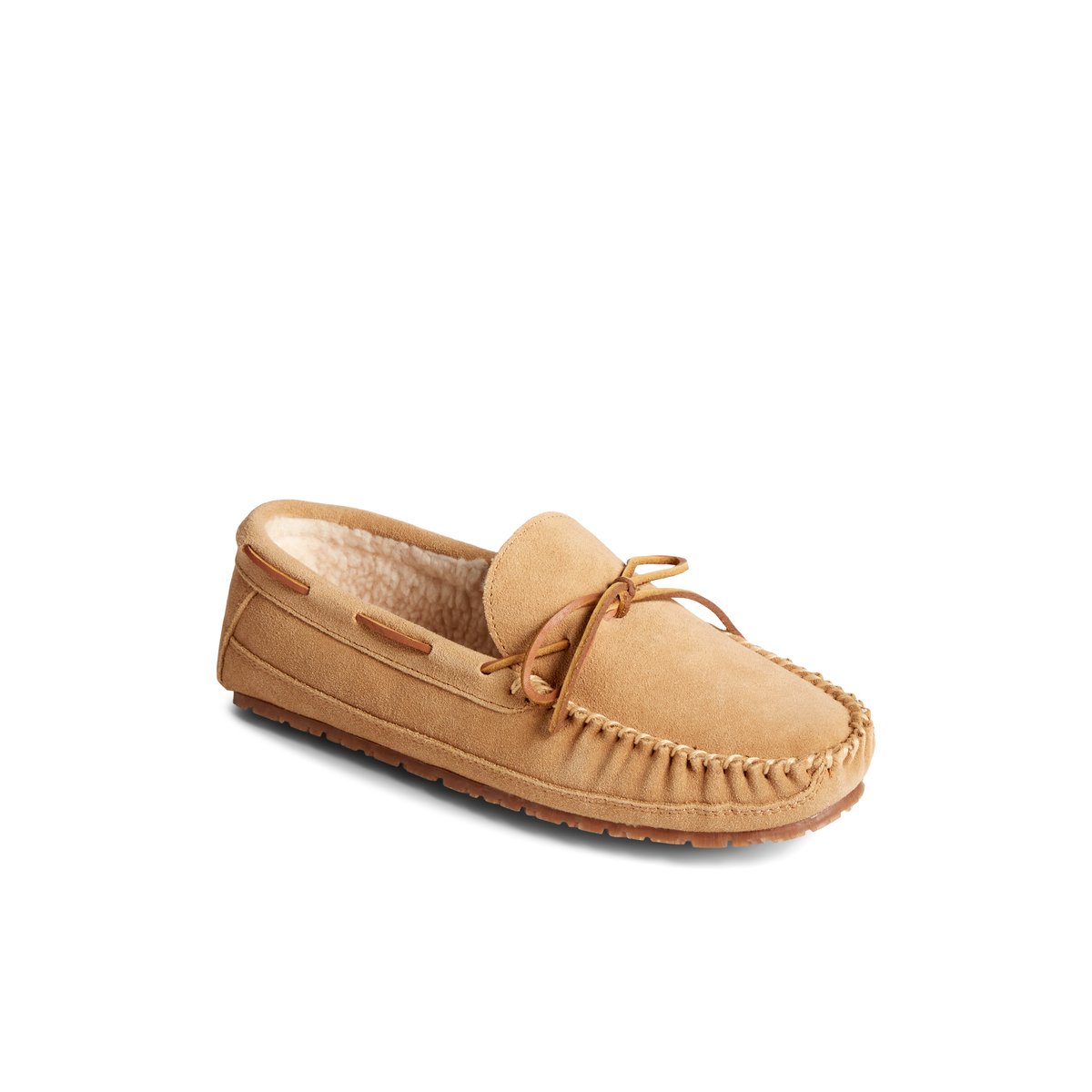 Brandon 1 Eye Moccasin Slipper Light Brown Men s Loafers Oxfords Sperry US