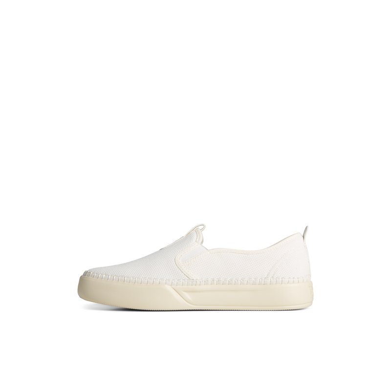 Breakerplush_wm White Textile Knit Women's Sneakers | Sperry US