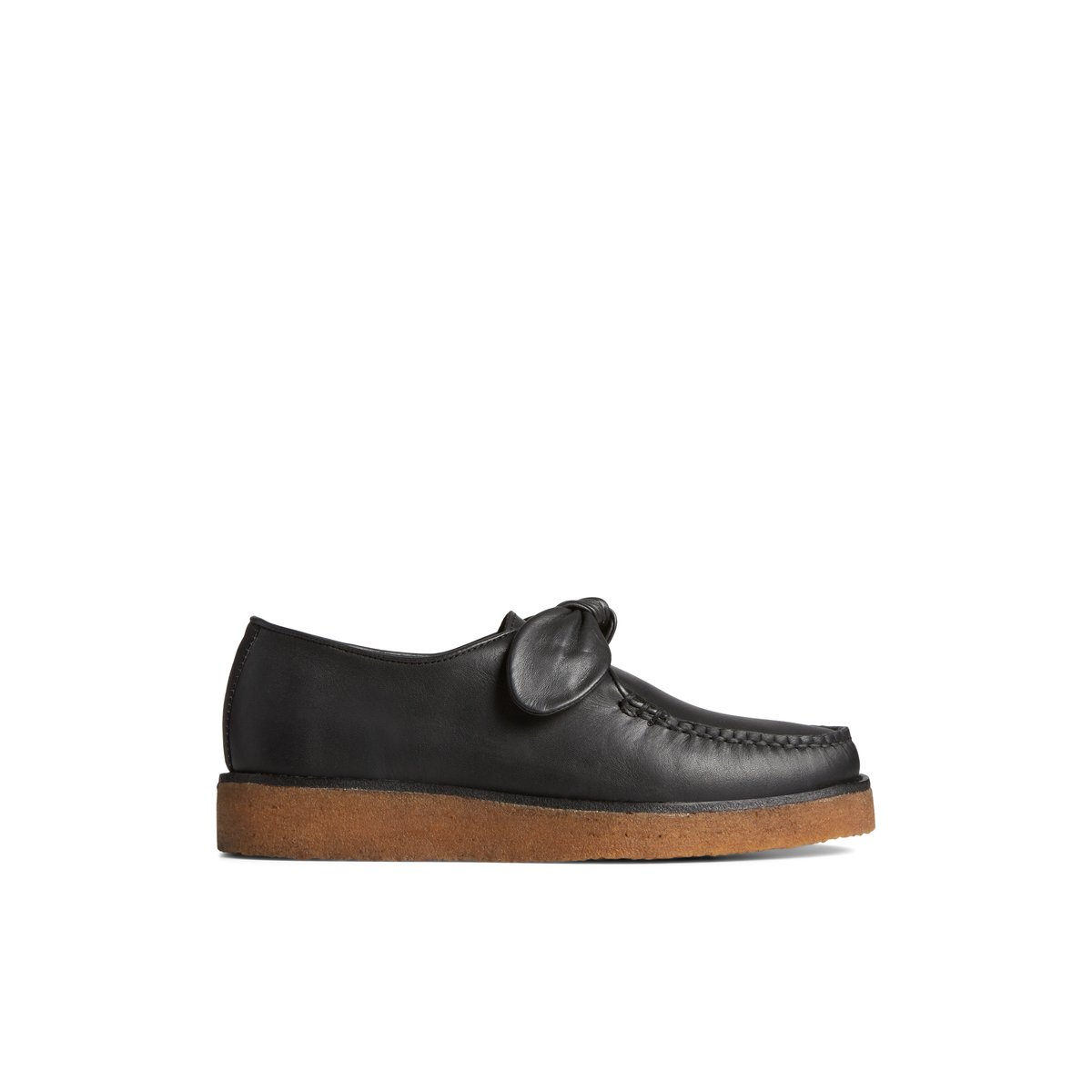 未使用級☆SPERRY TOP-SIDER レザーモカシン 撥水 ブラック
