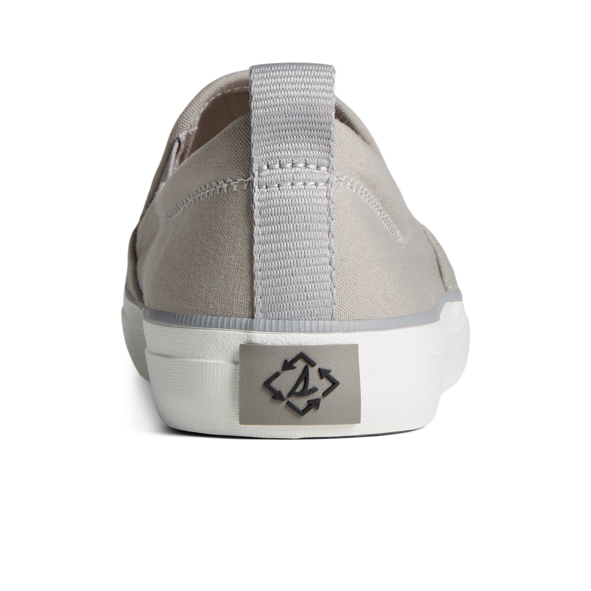 SeaCycled Crest Twin Gore Canvas Sneaker Grey Women s SeaCycled Sperry US