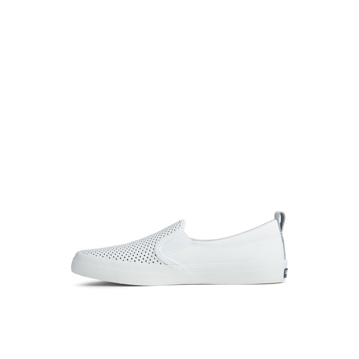 sperry slip on womens white