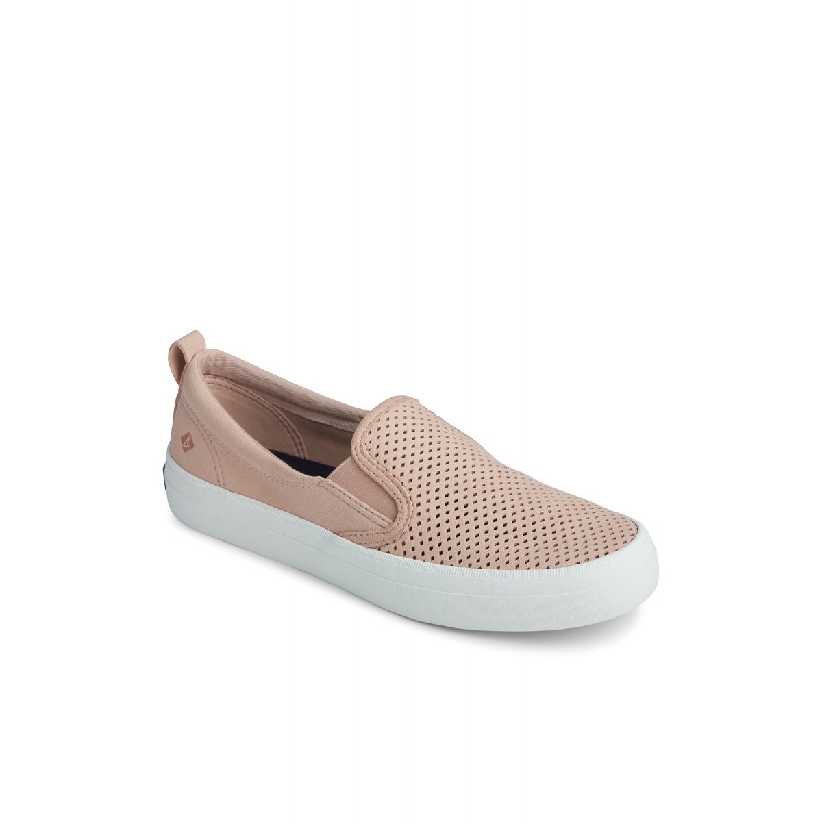 Crest Twin Gore Perforated Slip On Sneaker Medium Pink Women s SeaCycled Sperry US