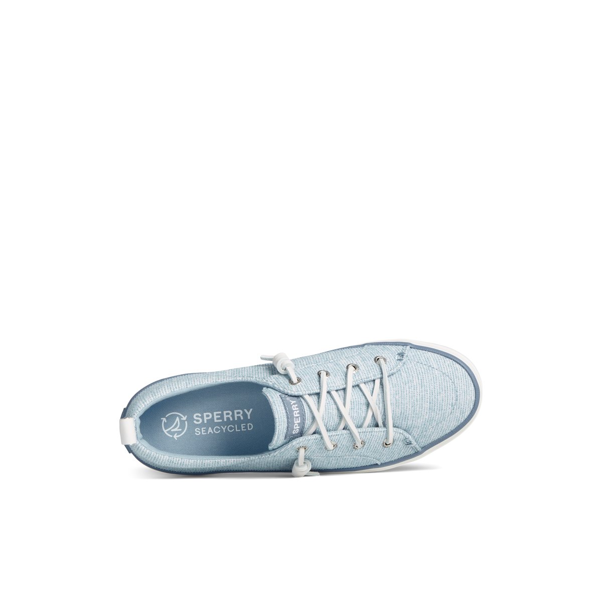 Sperry Crest Vibe Metallic Silver Sperry Crest Vibe Shimmer