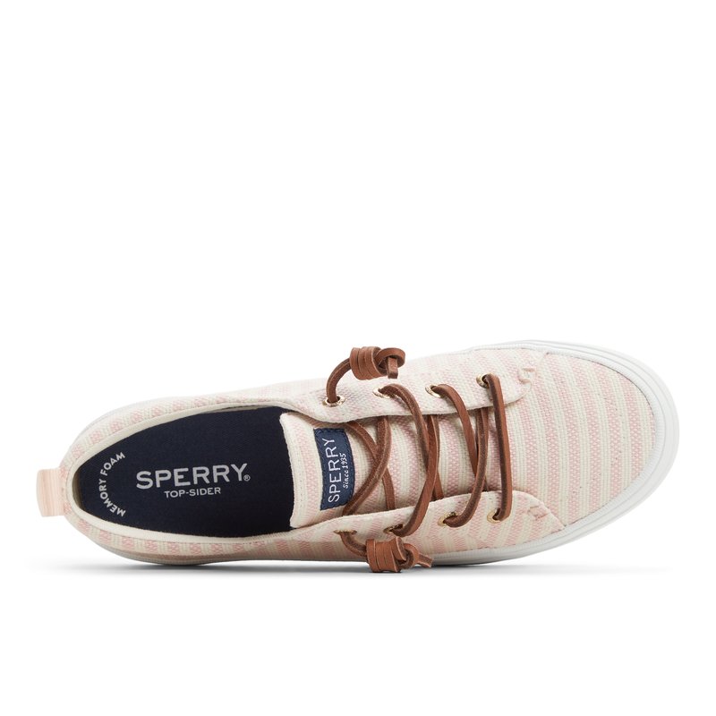 注目ショップ・ブランドのギフト Crestvibe_wm Wht/Lt US Sperry | Sneakers Women's Pink ヴァイスシュヴァルツ