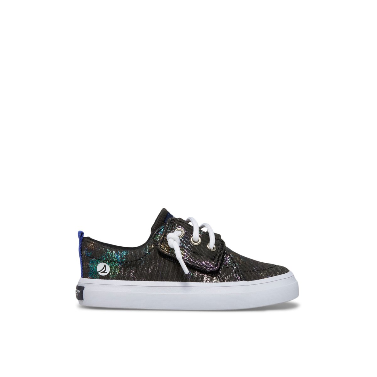Crest Vibe Junior Sneaker Black Kids Girls Sperry US