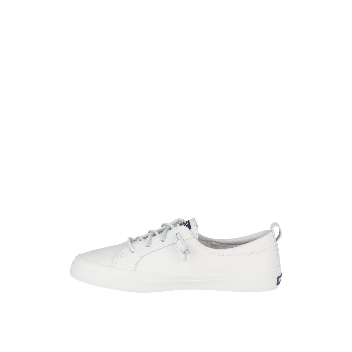 Crest Vibe Leather Sneaker White Women s Sneakers Sperry US
