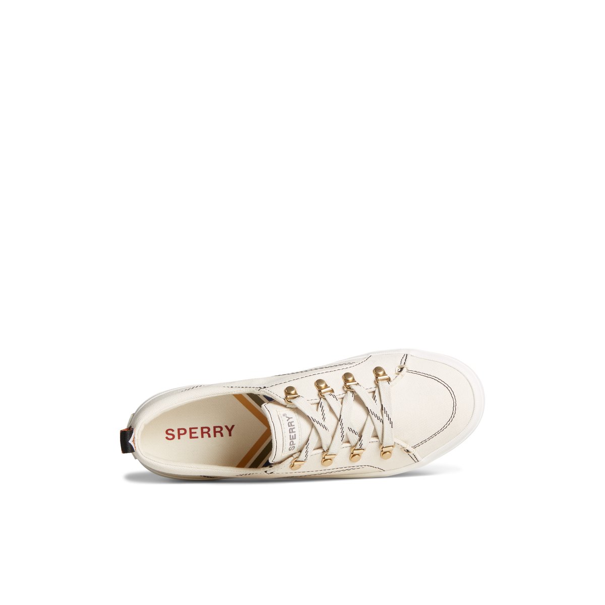 White sperry sneakers womens 2025